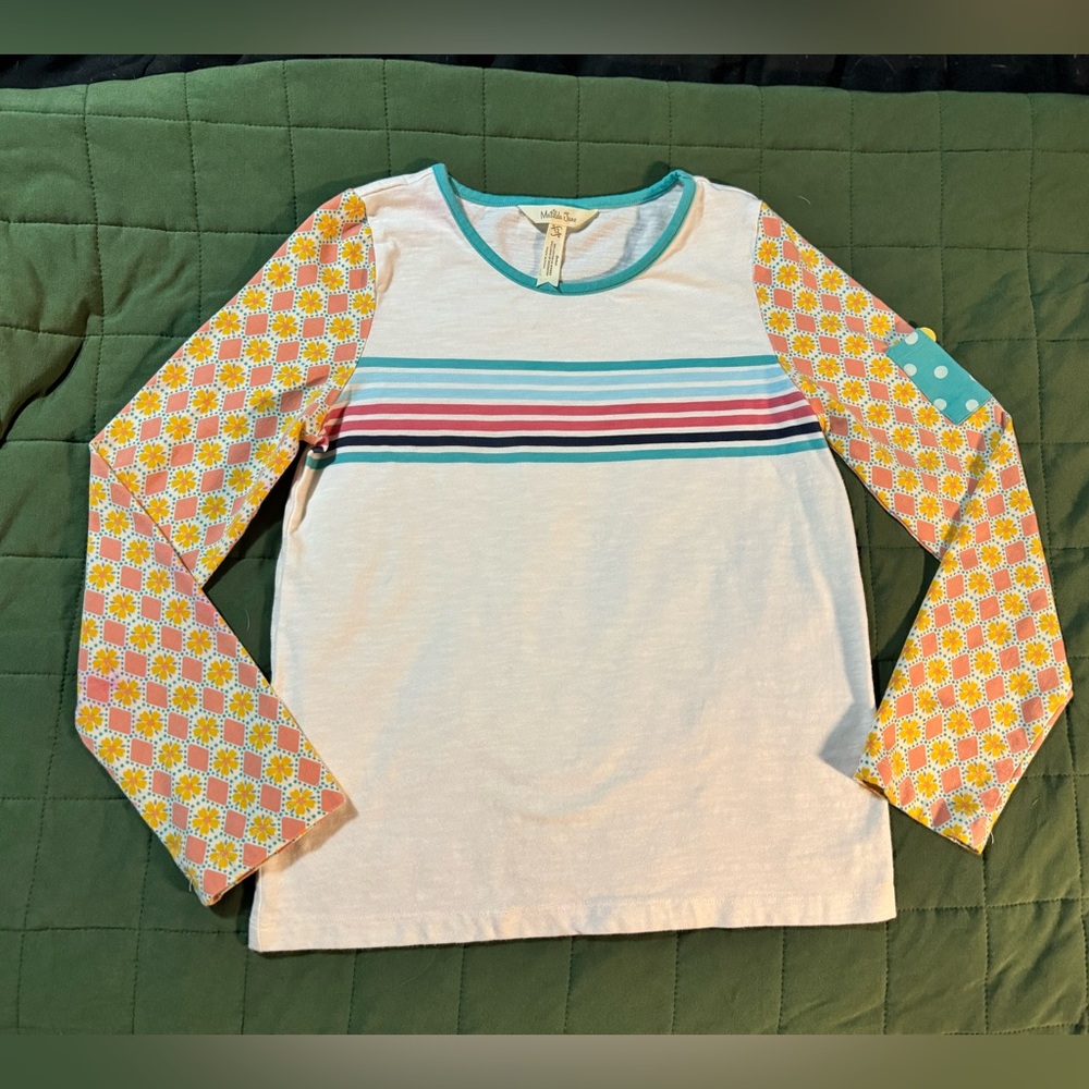 Matilda Jane Good Catch Baseball Tee size 12